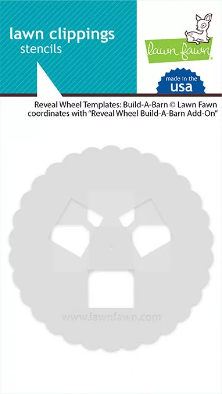Schablone Reveal Wheel Templates : Build-a-Barn Lawn Fawn