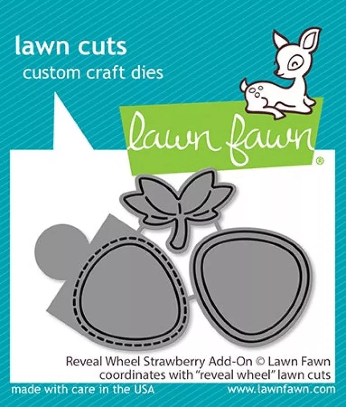 Reveal Wheel Strawberry Add-On Stanzen Lawn Fawn