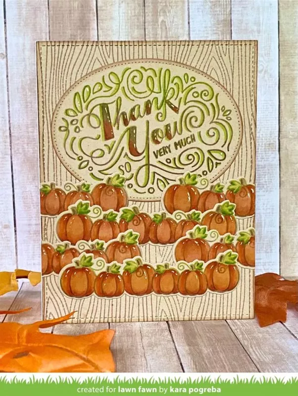 Giant Thank You Messages Stempel Lawn Fawn 2