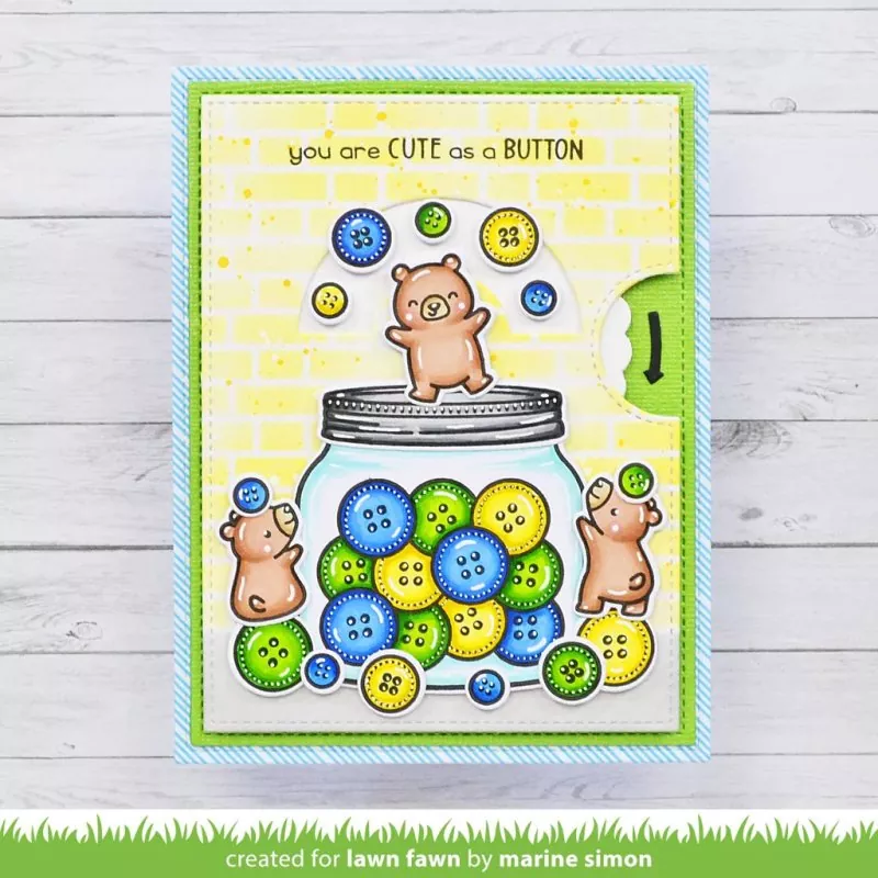 How You Bean? Buttons Add-On Stempel Lawn Fawn 1