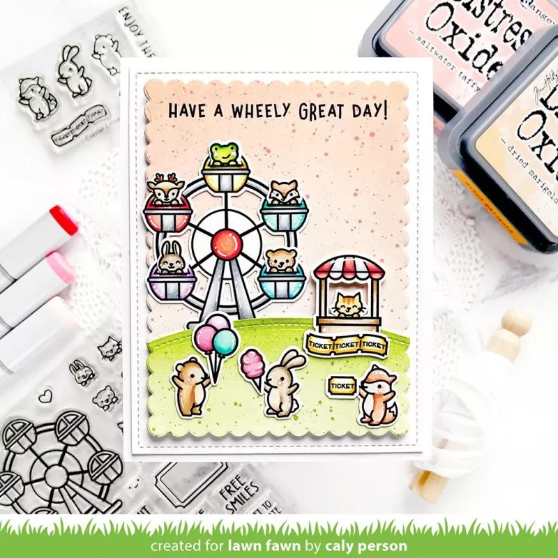 Wheely Great Day Stempel Lawn Fawn 1