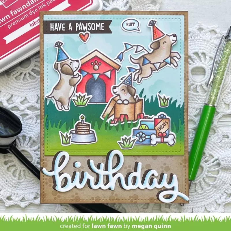 All The Party Hats Clear Stamps Lawn Fawn 3
