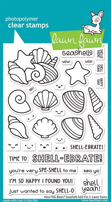 How You Bean? Seashell Add-On Stempel Lawn Fawn
