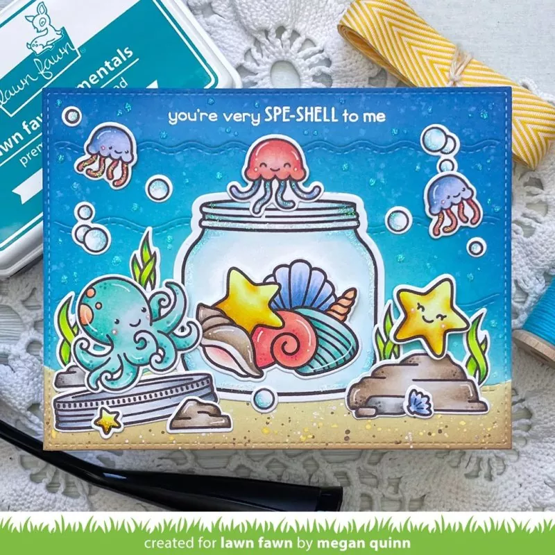 How You Bean? Seashell Add-On Stempel Lawn Fawn 2
