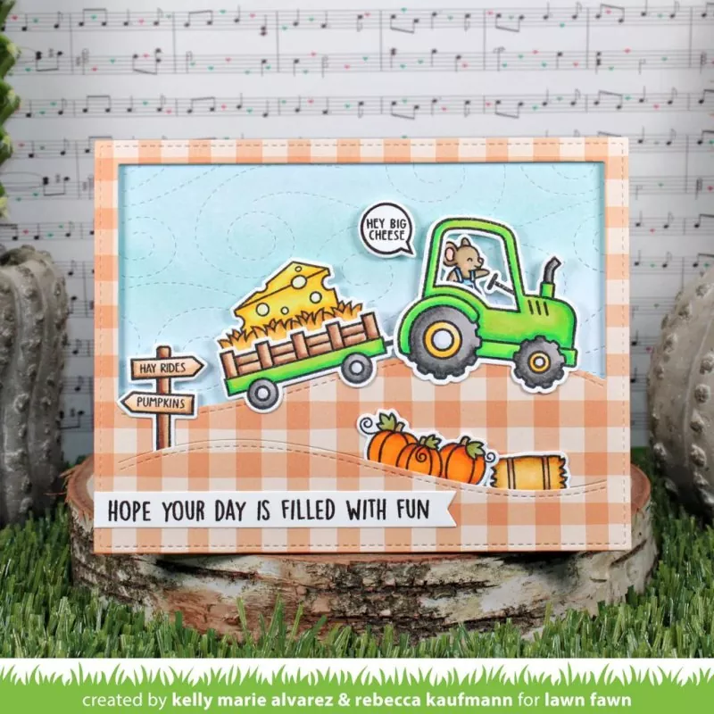 Hay There, Hayrides! Clear Stamps Lawn Fawn 3