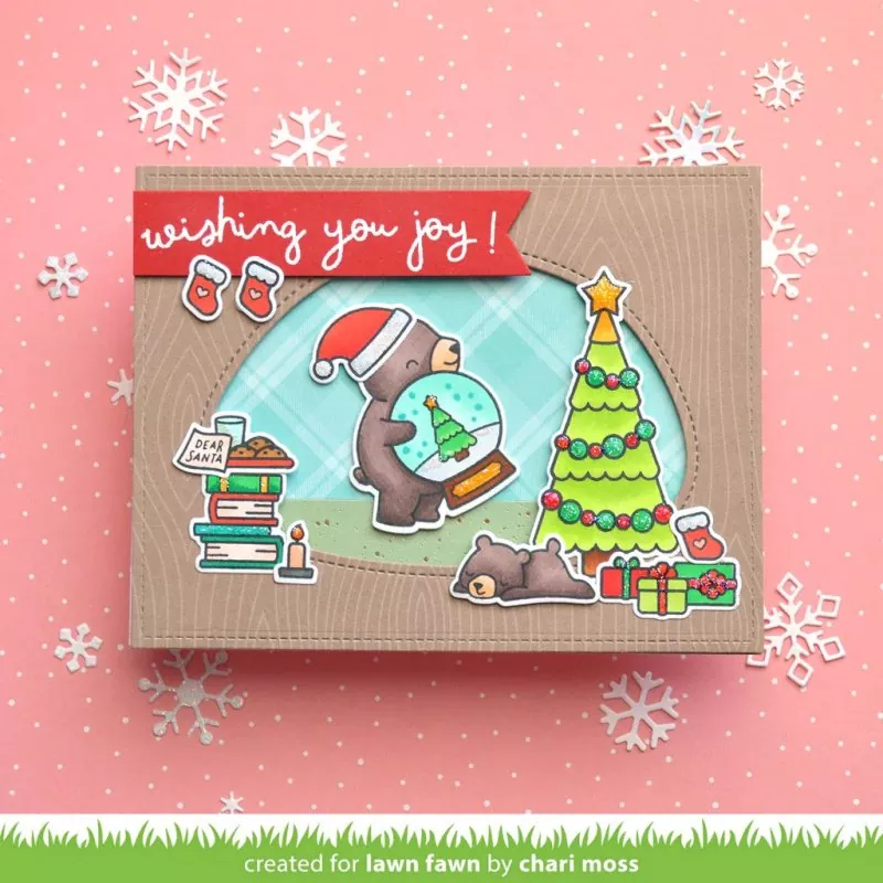 Scribbled Sentiments: Winter Stempel Lawn Fawn 1