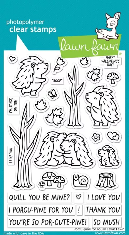 Porcupine for You Stempel Lawn Fawn