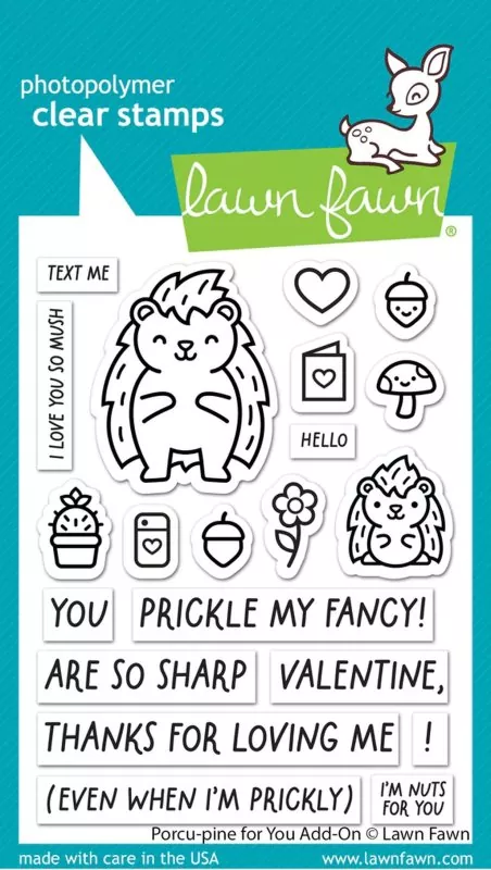 Porcupine for You Add-On Stempel Lawn Fawn