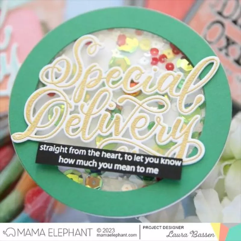 Special Delivery Wishes Clear Stamps Mama Elephant 1