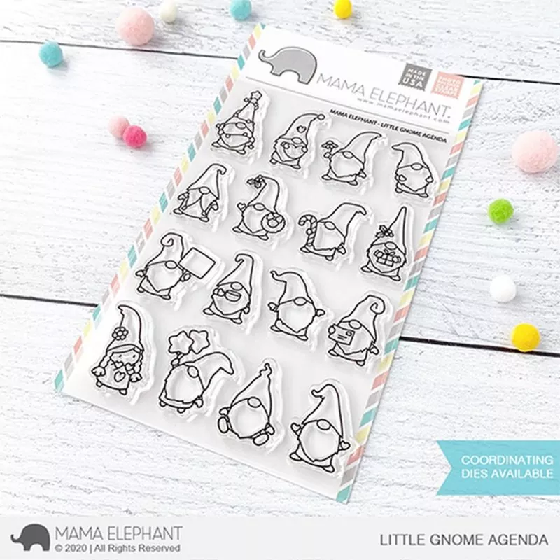 Little Gnome Agenda Clear Stamps Mama Elephant