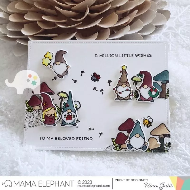 Little Gnome Agenda Clear Stamps Mama Elephant 2