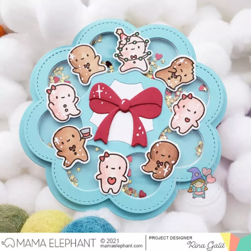 Little Gingerbread Agenda Clear Stamps Stempel Mama Elephant 1