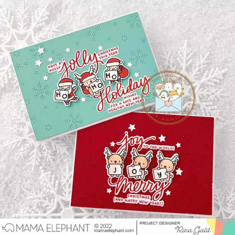 Joyful Greetings Clear Stamps Mama Elephant 1