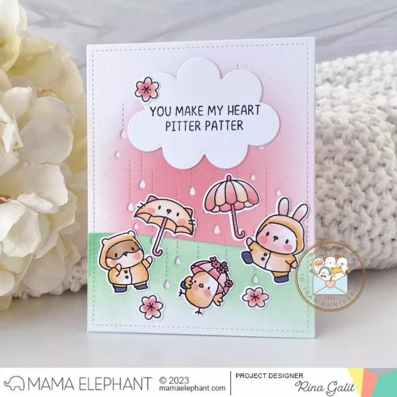 Rainy Days Clear Stamps Stempel Mama Elephant 1