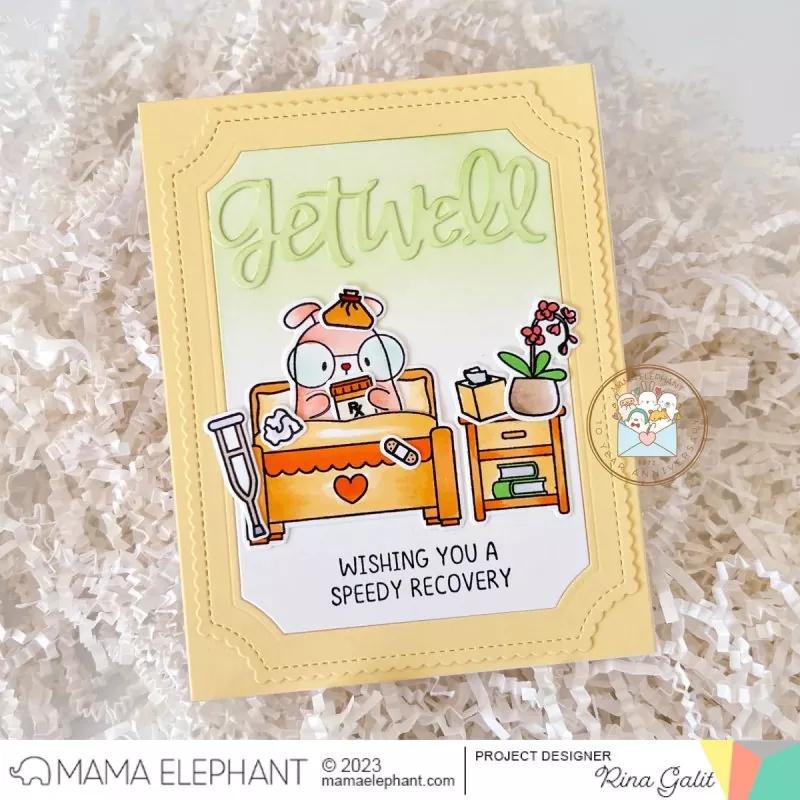 Feel Better Clear Stamps Mama Elephant project 1