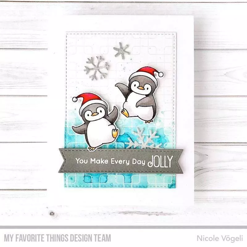 Holiday Penguins Stanzen My Favorite Things 4
