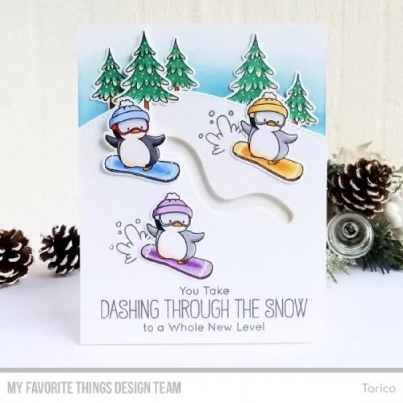 MFT Ready Set Snow Clear Stamps 2