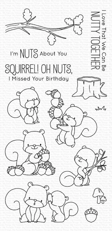 MFT BB75 Squirrel Clear Stamps My Favorite Things