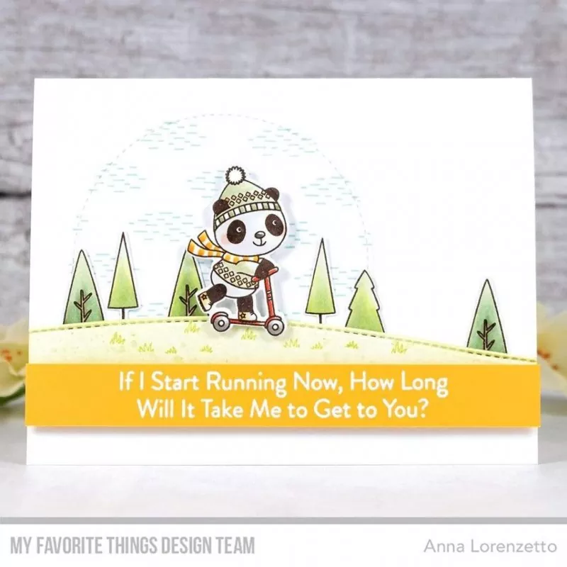 Pandas at Play Clear Stamps My Favorite Things Projekt 1