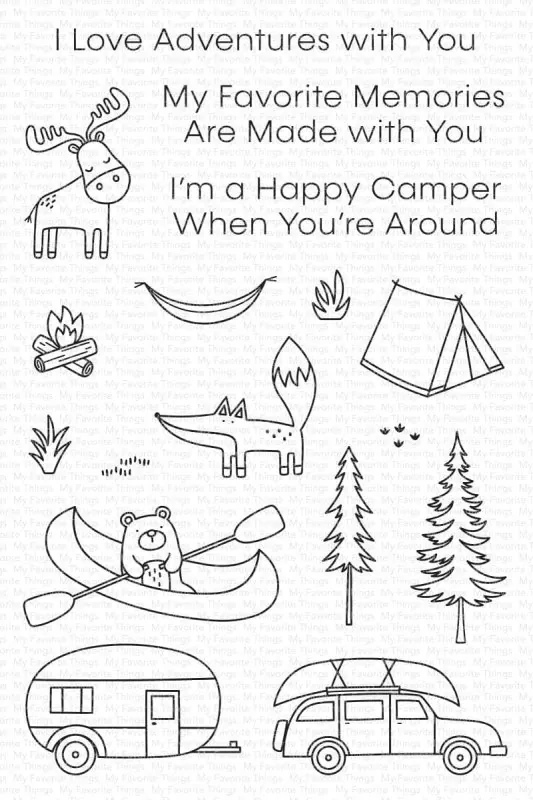 Happy Camper Stempel My Favorite Things