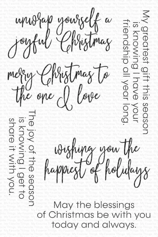 Inside & Out Christmas Greetings Stempel My Favorite Things