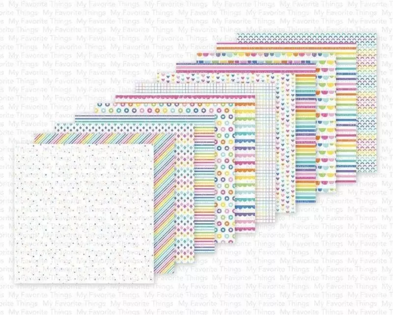 Rainbow Love Papierblock 6x6 Inch My Favorite Things 1