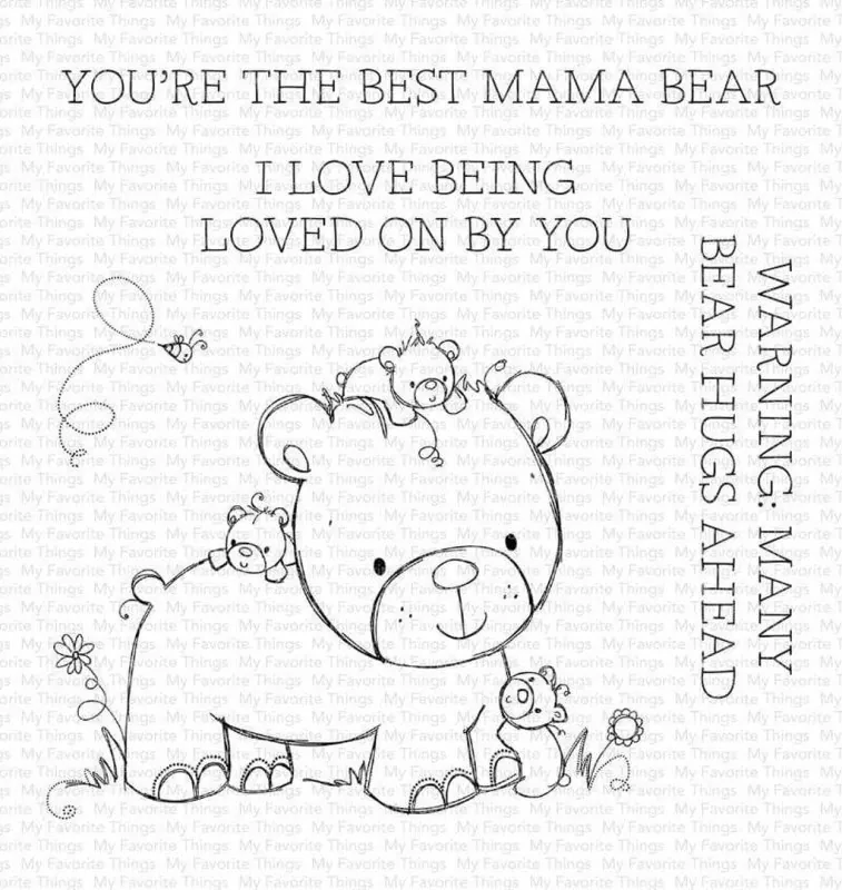 Many Bear Hugs Ahead Clear Stamps My Favorite Things Rachelle Anne Miller