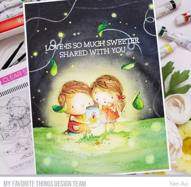 Firefly Friends Clear Stamps My Favorite Things Rachel Anne Miller 1