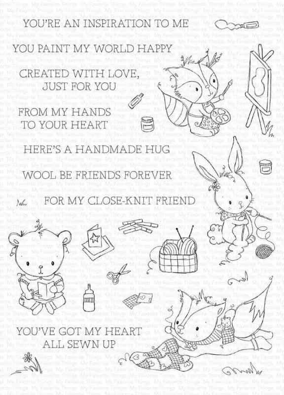 Crafty Companions Clear Stamps My Favorite Things Rachel Anne Miller