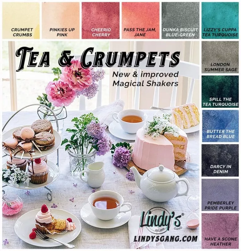 Magical Shaker 2.0 Lizzy's Cuppa' Tea Teal Lindy's Stamp Gang 2