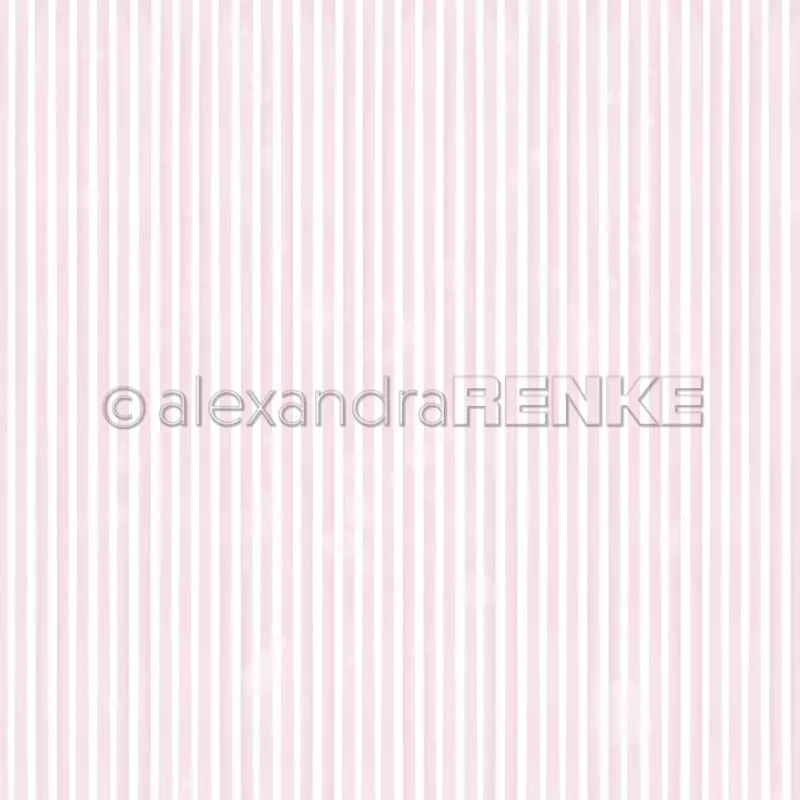 Schmale Streifen Sakurapink Alexandra Renke Scrapbookingpapier