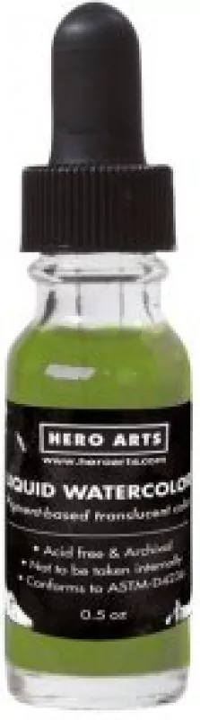 PD116. liquid watercolors hero arts moss