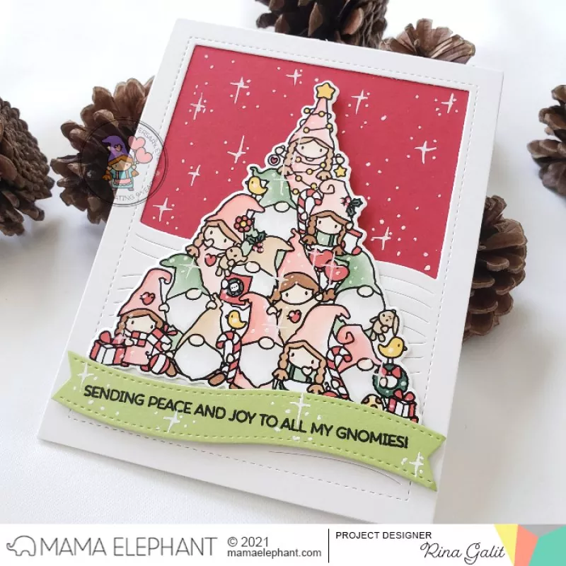 Oh Gnomie Tree Clear Stamps Mama Elephant 1