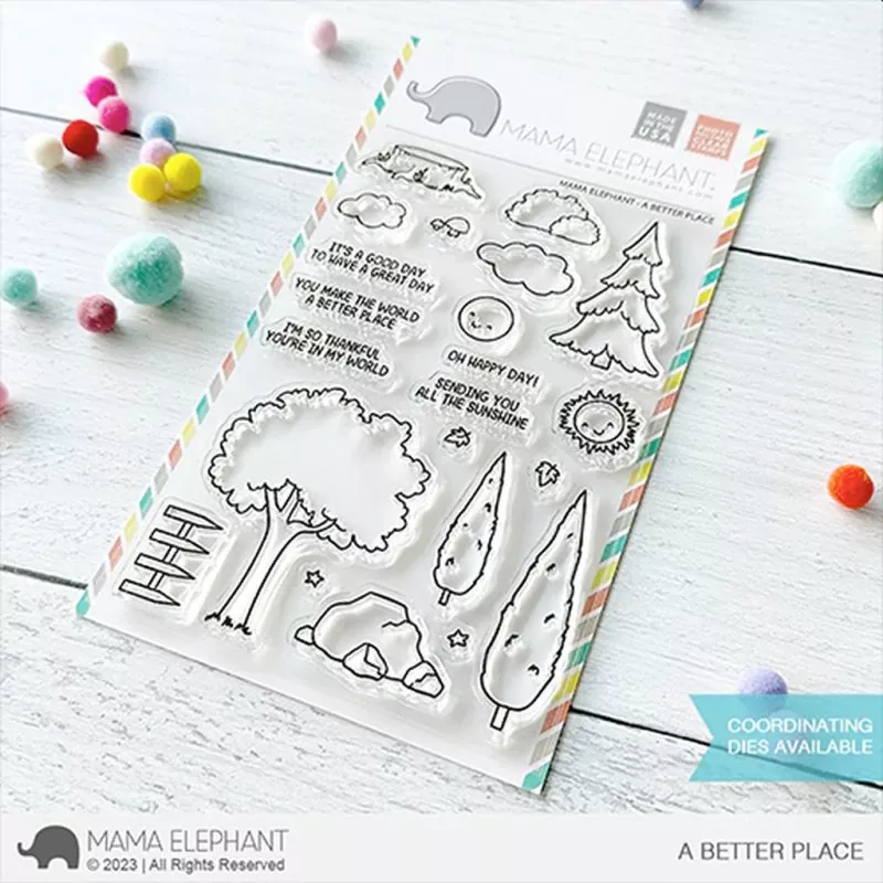 A Better Place Clear Stamps Stempel Mama Elephant