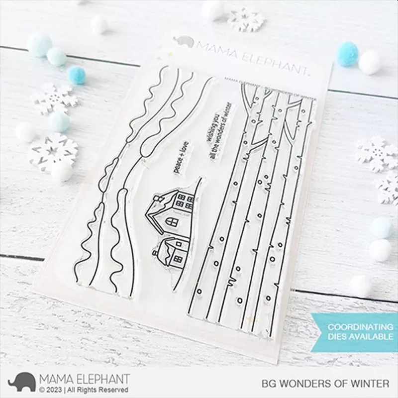 BG Wonders of Winter Clear Stamps Stempel Mama Elephant