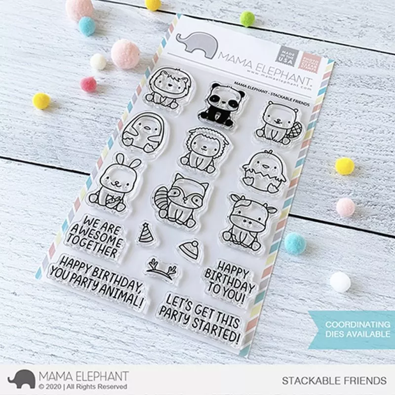 S STACKABLEFRIENDS Clear Stamps Mama Elephant