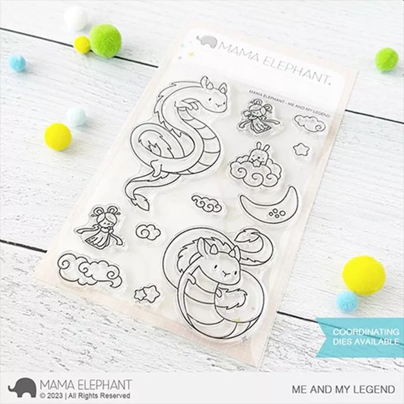 Me and My Legend Clear Stamps Stempel Mama Elephant