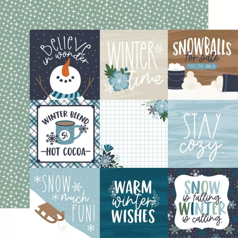 Echo Park Snowed In 12x12 inch collection kit 4