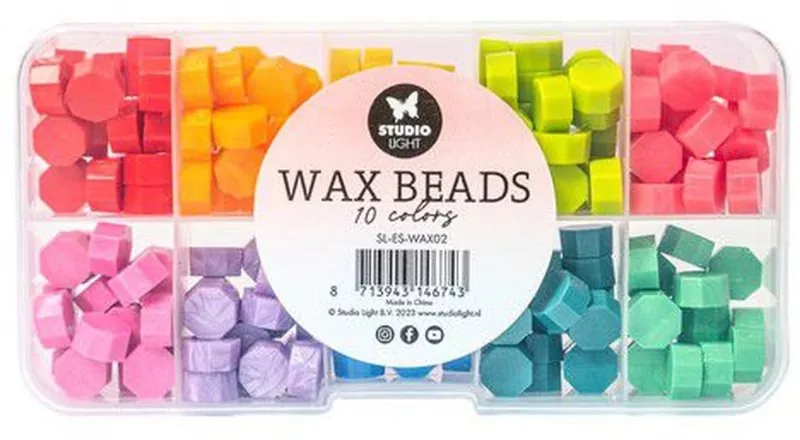Wax Beads Set 10 Farben Bright Studio Light