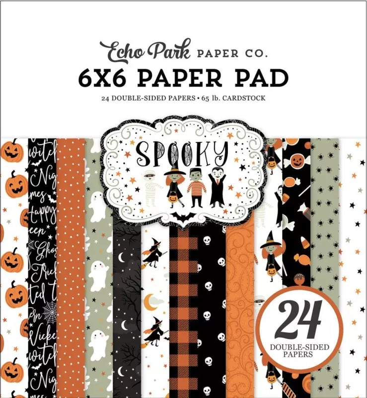 echo park Spooky 6x6 inch paper pad