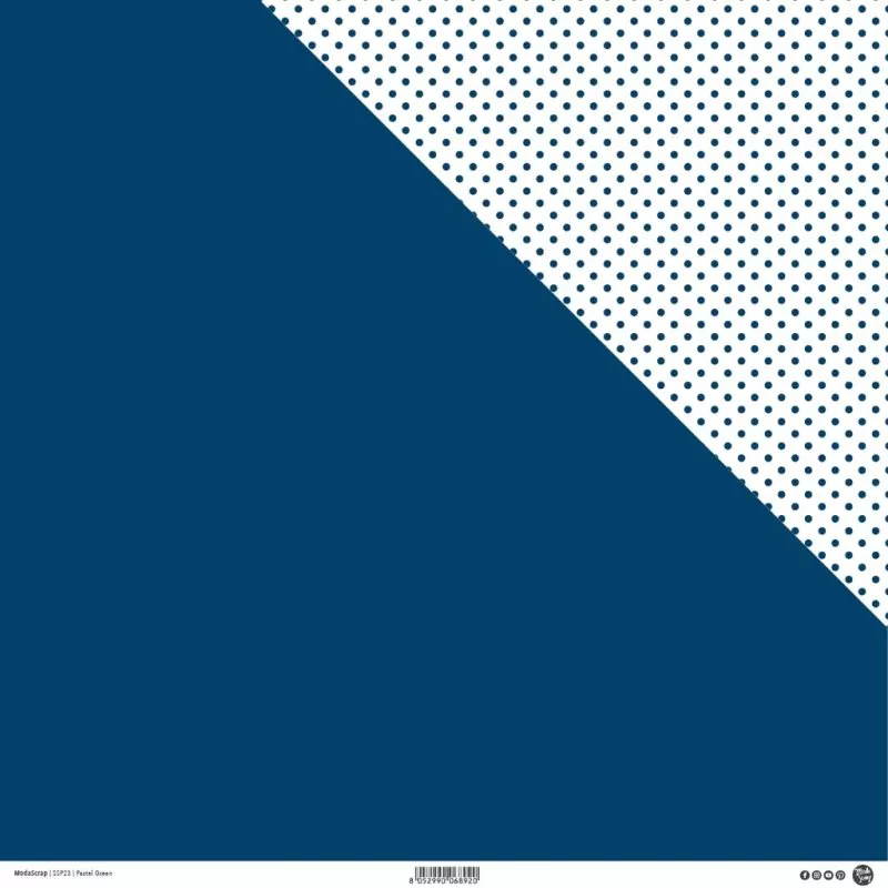 modascrap doppelseitiges Designpapier Pastel Ocean
