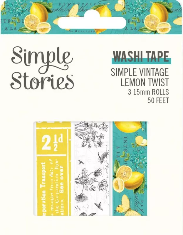 Simple Stories washi tape Simple Vintage Lemon Twist