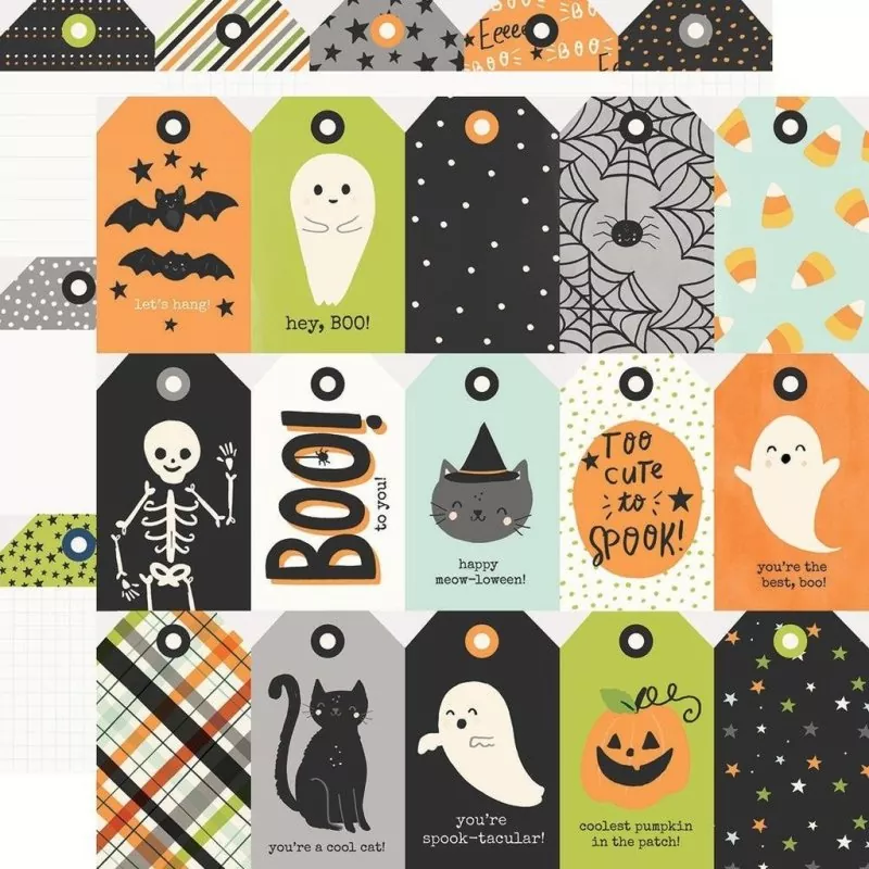 Simple Stories Spooky Nights 12x12 inch collection kit 8