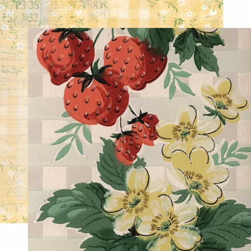Simple Stories Simple Vintage Berry Fields 12x12 inch collection kit 1