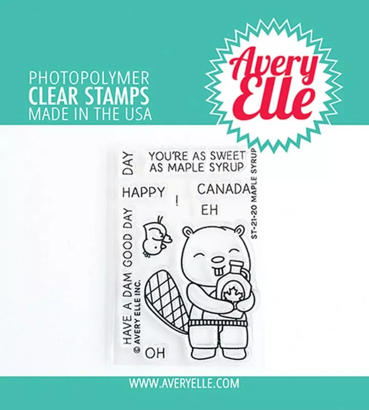 Maple Syrup avery elle clear stamps