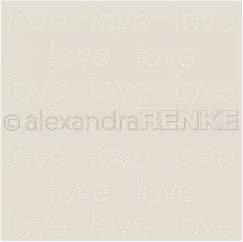 Love Alexandra Renke StencilsST AR MU0046 Love Alexandra Renke Stencil