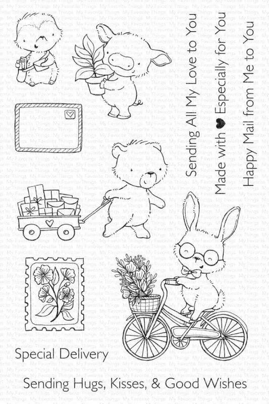 Happy Mail Clear Stamps Stempel My Favorite Things Stacey Yakula