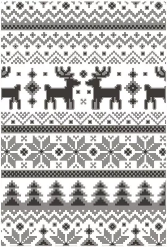 Holiday Knit Multi-level Texture Fades Embossing Folder by Sizzix 1