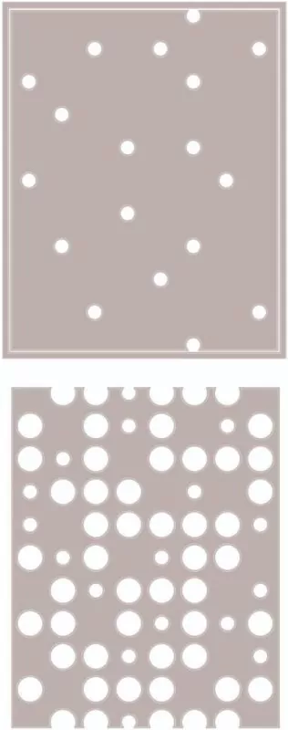 Layered Dots Tim Holtz Thinlits Colorize Dies Sizzix 1