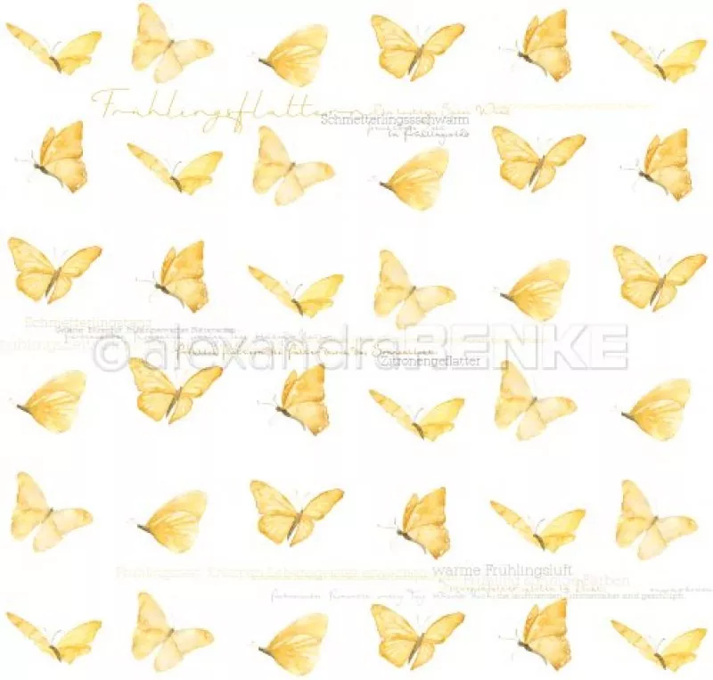 Schmetterlinge Alexandra Renke Designpapier